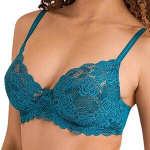 Adore Me NWT London Balconette Bra in Crystal Teal Women's Size 36D